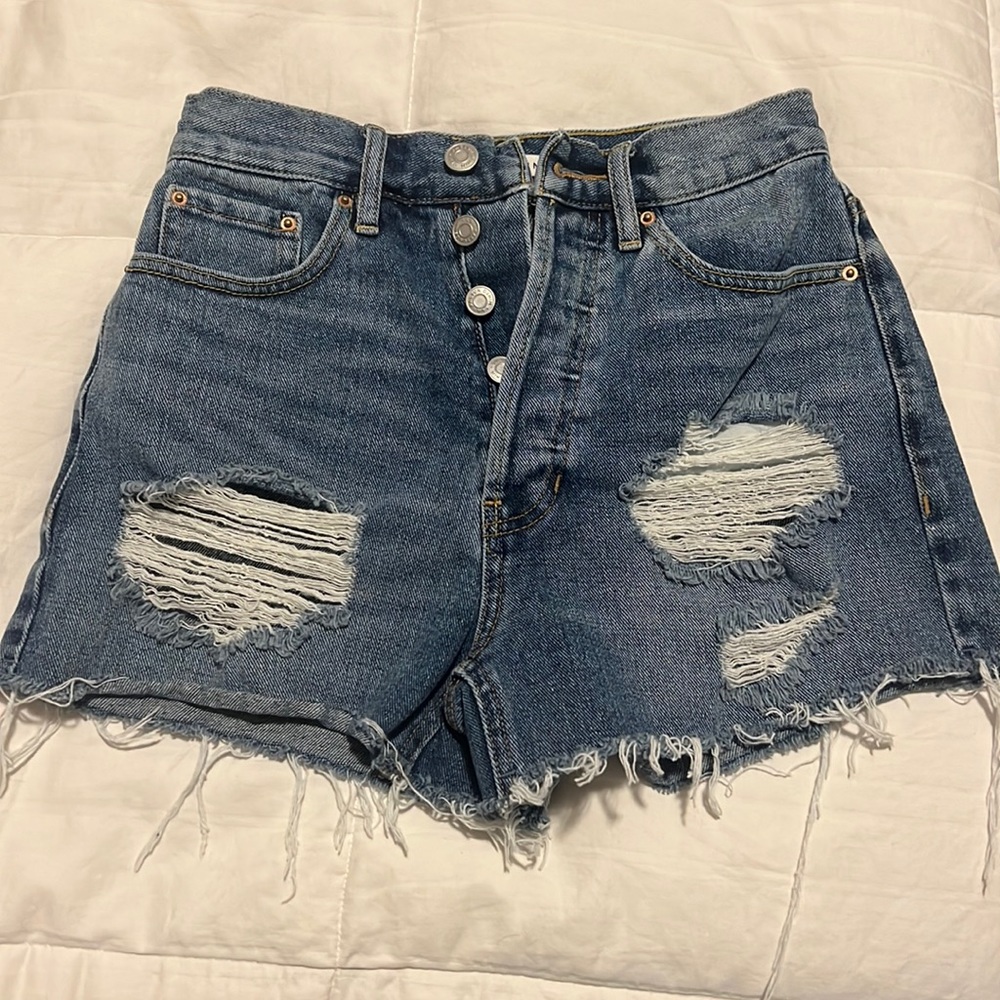 Pac Sun ultra high rise vintage short